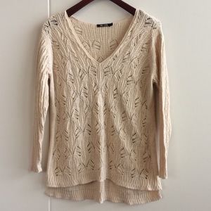 Nic+Zoe Pullover Pointelle Sweater